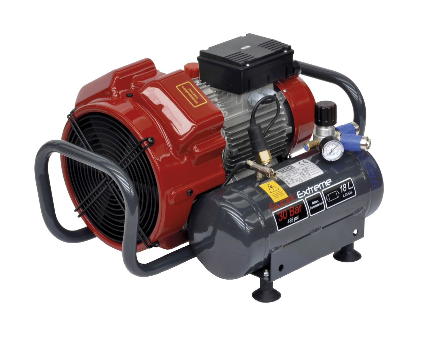 Contimac 26740 Super Extreme 30 Bar / 9+9 L High Pressure Compressor
