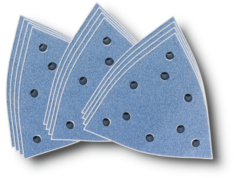 Fein Accessoires 35222952110 Schuurpapierset Zirkoon 130mm voor Fein FMM Multimaster 12 stuks