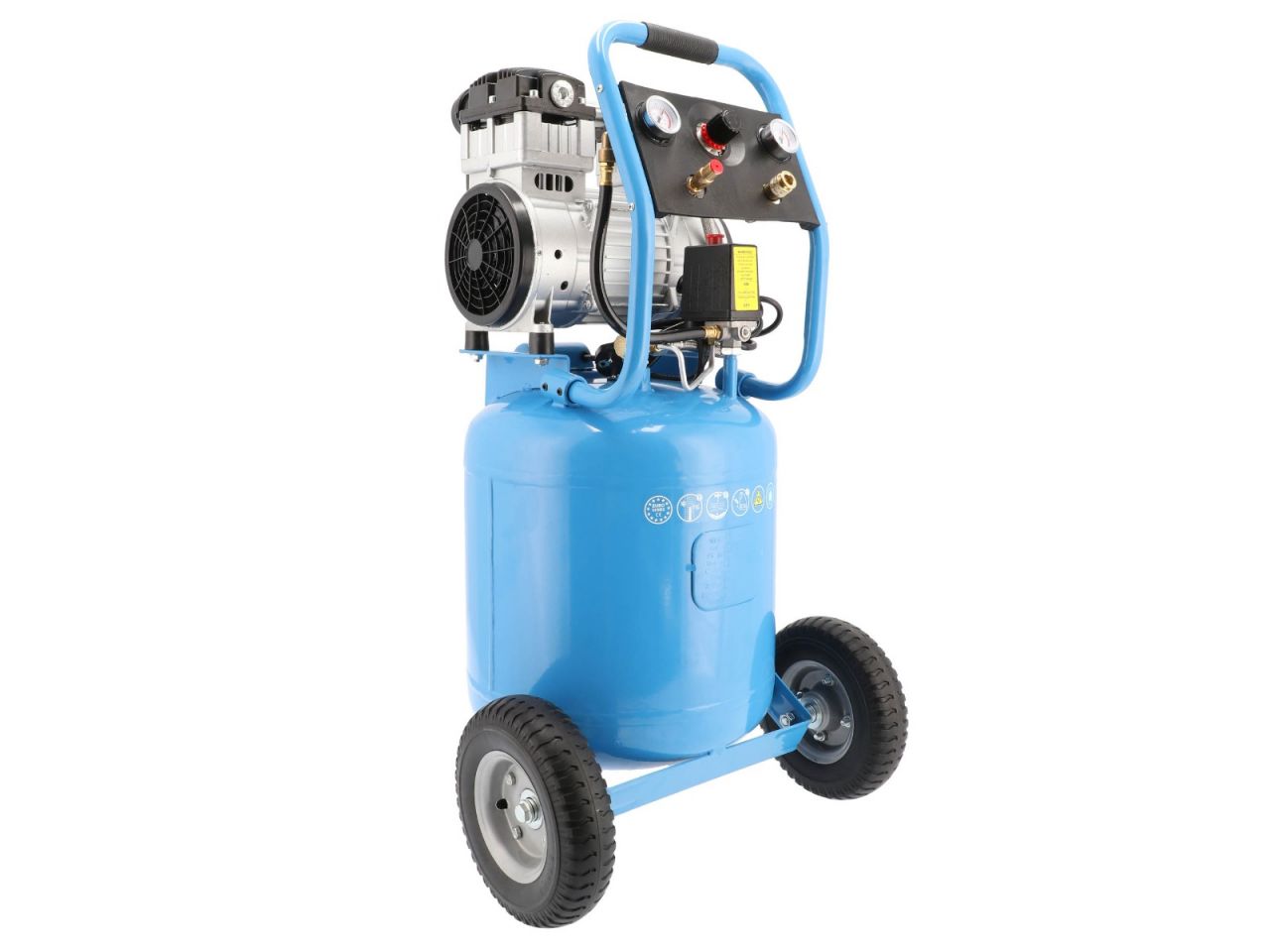 Airpress 36854  Stille Olievrije Compressor LMVO 40-250 8 bar 2 pk/1.5 kW 150 l/min 38 l