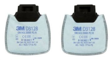 3M 1.21.17.312.80 D3128 3M™ Secure Click™ Deeltjesfilter, P2 R 40 paar