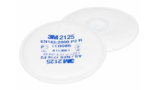 3M 1.21.30.212.50 D2125 Deeltjesfilter, P2 R 40 paar