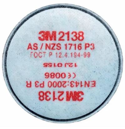 3M 1.21.39.021.38  Deeltjesfilter P3 R 2138