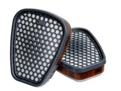 3M 1.21.36.051.00 6051 Gas- en dampfilter A1 4 stuks