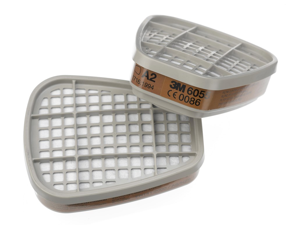3M 1.21.36.055.00 6055 Gas- en dampfilter A2