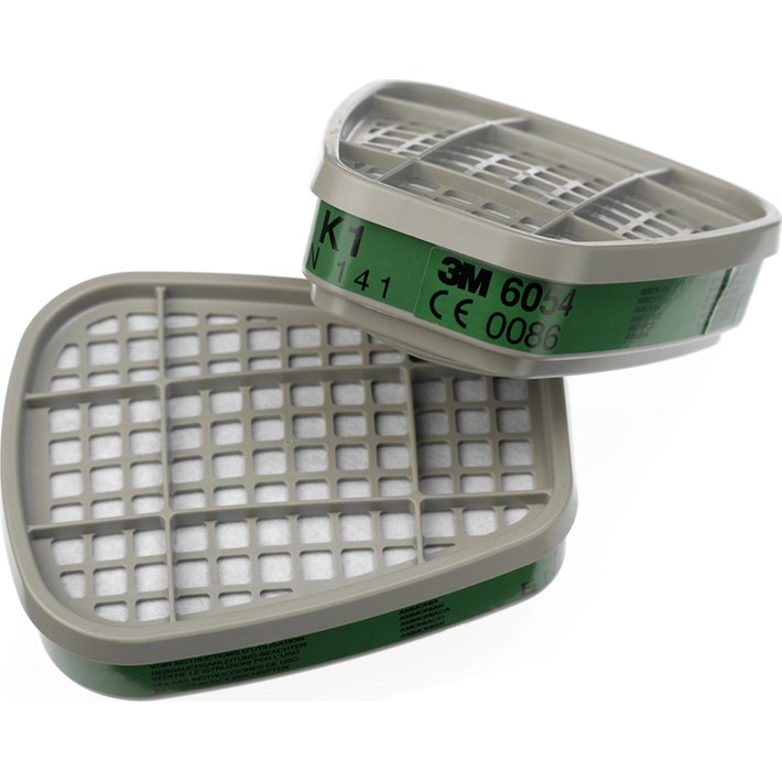 3M 1.21.36.054.00 6054 Gas- en dampfilter, K1, 32 paar