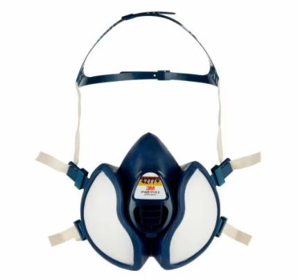 3M 1.21.15.427.75 4277+ Onderhoudsvrij herbruikbaar halfgelaatsmasker, FFABE1P3 R D Filters 1 stuks