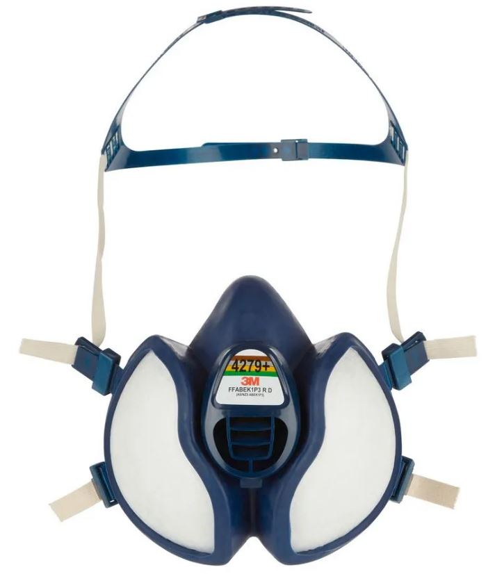 3M 1.21.15.427.95 4279+ Onderhoudsvrij herbruikbaar halfgelaatsmasker,  FFABEK1P3 D Filters 1 stuks