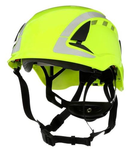 3M 7.21.13.514.00 X5014V-CE SecureFit™ Veiligheidshelm Groen Fluor 4 stuks