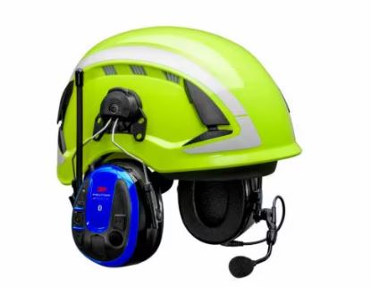 3M 6.21.35.213.65 MRX21P3E3WS6 PELTOR™ WS™ ALERT™ XPI Headset, 30 dB, Bluetooth, mobiele app, met helmbevestiging