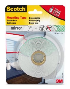 3M 40031950A Mirror Mounting tape (montageband) Wit 19 mm x 5 mtr.