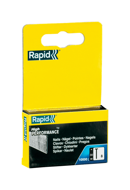 Rapid 40303066 Nr. 8 brads RVS 30 mm 1.000 stuks