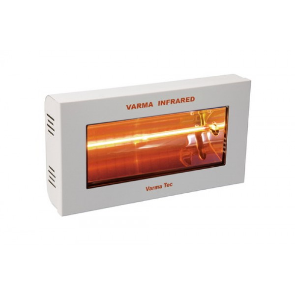 Varma 407001115 400 RVS Infrarood heater met wandmontage 2.0 kW