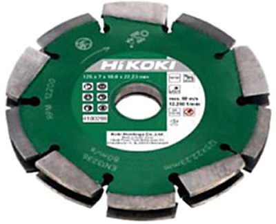 HiKOKI Accessoires 4100298 Diamantzaagblad 125mm 2 bladen voor 20mm sleuven