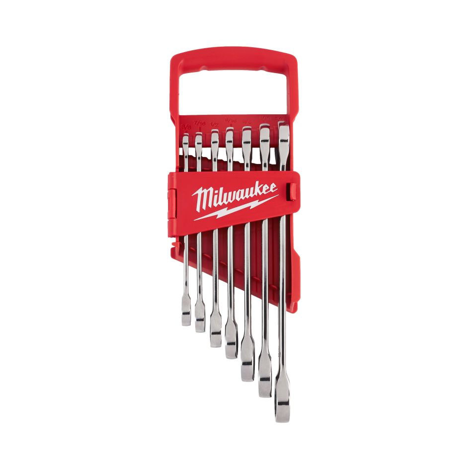 Milwaukee Accessoires 4932464995 MAX BITE™ 7pc Imperial Ratel - Steeksleutel set