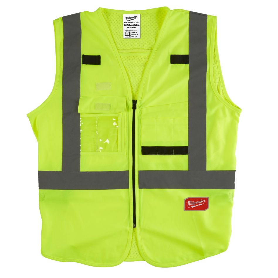 Milwaukee Accessoires 4932471891 Hi-vis veiligheidshesje klasse 2 geel - 2XL/3XL -1 stuk