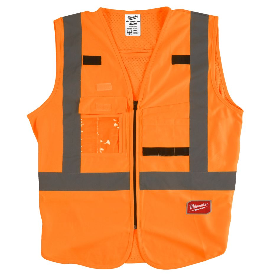 Milwaukee Accessoires 4932471892 Hi-vis veiligheidshesje klasse 2 oranje - S/M - 1 stuk