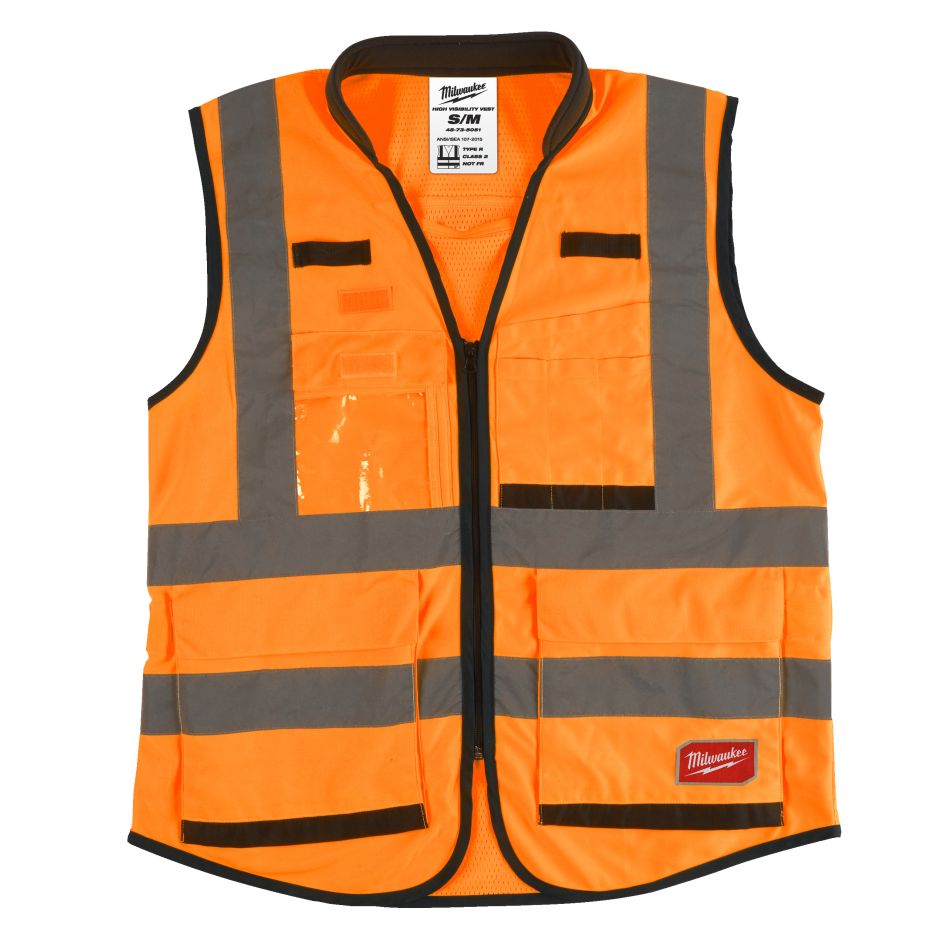 Milwaukee Accessoires 4932471898 Premium hi-vis veiligheidshesje klasse 2 oranje - S/M - 1 stuk