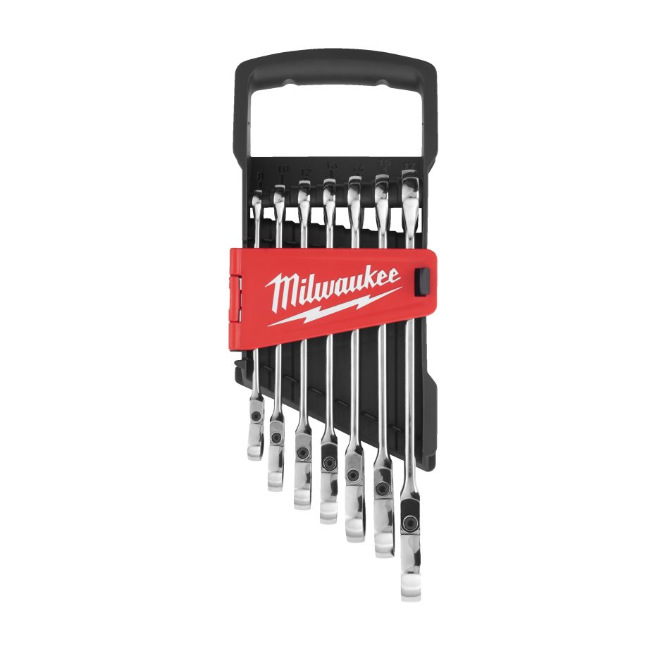 Milwaukee Accessoires 4932478557 MAX BITE™ Flex Steek Ratelsleutel Set - 7 pc