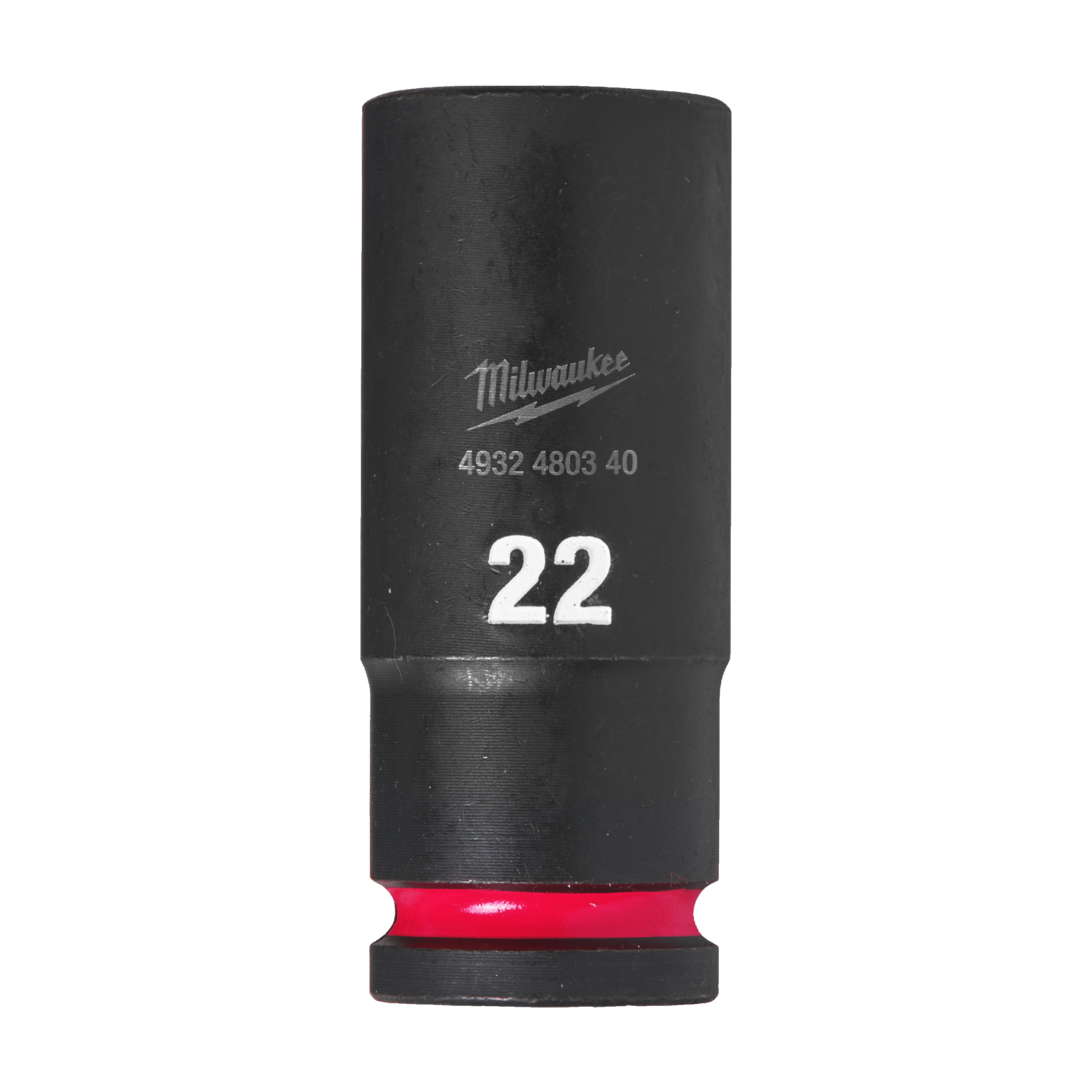 Milwaukee Accessoires 4932480340 SHOCKWAVE™ Krachtdop 1/2" lang 22 mm - 1 stuk