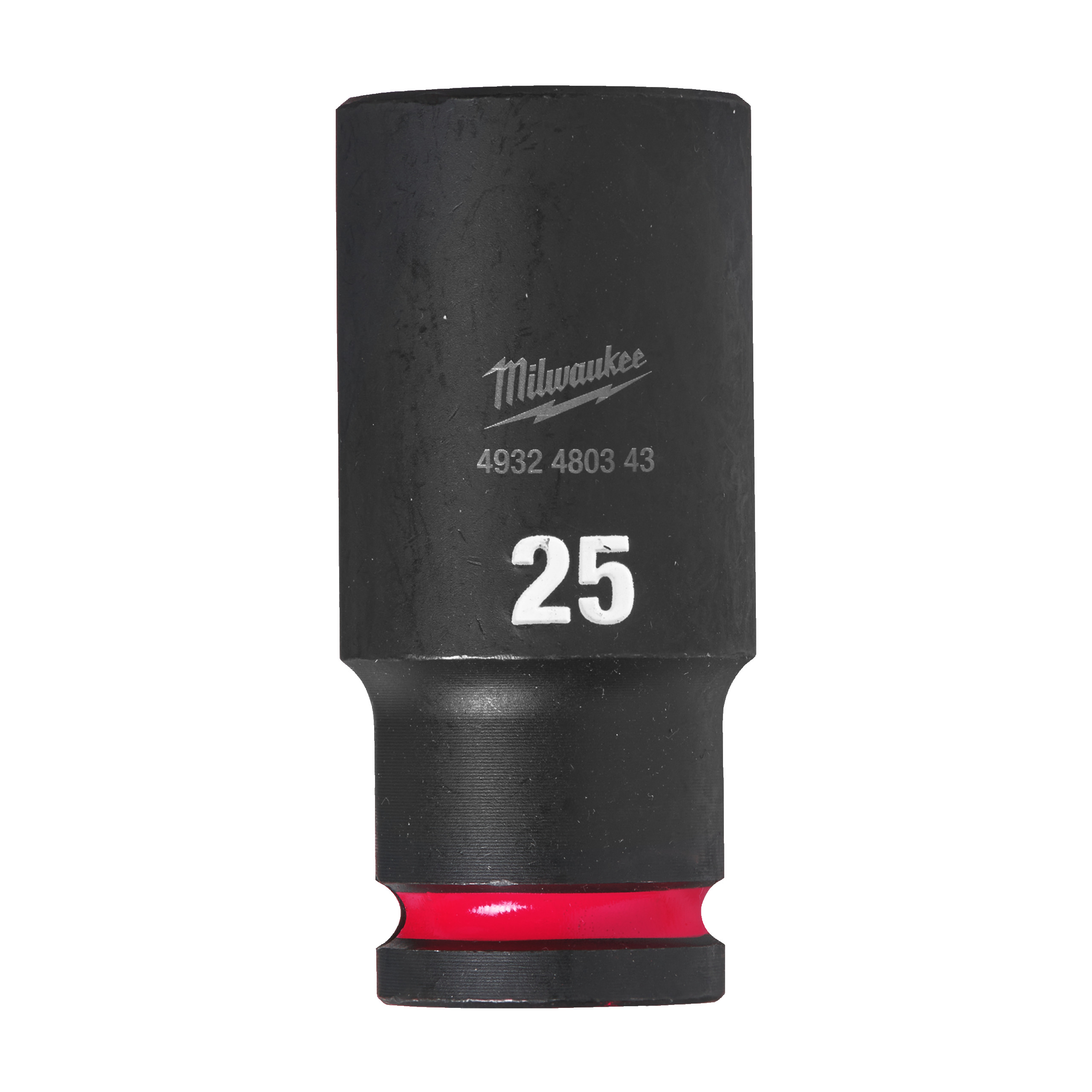 Milwaukee Accessoires 4932480343 SHOCKWAVE™ Krachtdop 1/2" lang 25 mm - 1 stuk