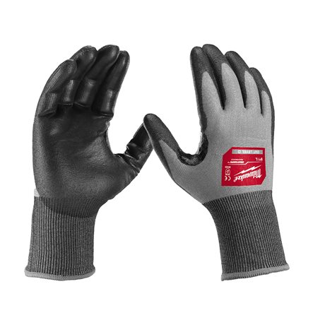 Milwaukee Accessoires 4932480502 Hi-Dex Werkhandschoenen Snijklasse 4/D - 8/M- 1 paar