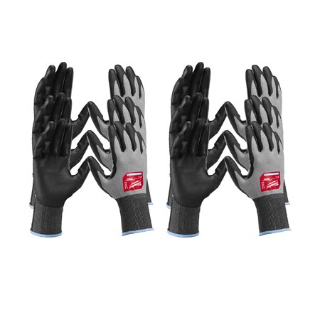Milwaukee Accessoires 4932480507 12-Pack Hi-Dex Werkhandschoenen Snijklasse 2/B - 8/M - 12 paar