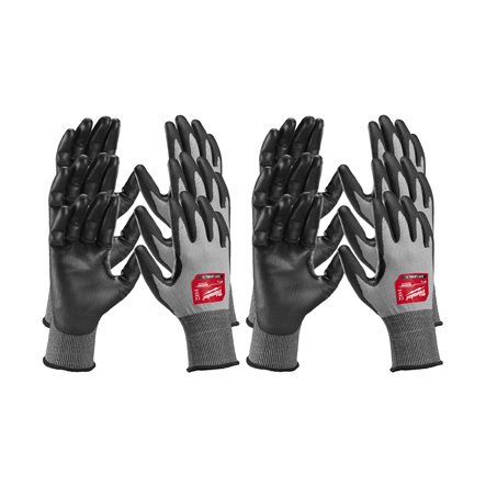 Milwaukee Accessoires 4932480518 12-Pack Hi-Dex Werkhandschoenen Snijklasse 4/D - 9/L - 12 paar