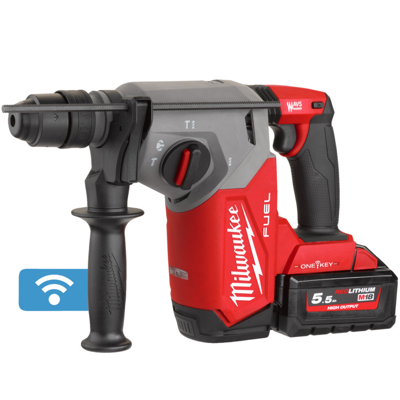Milwaukee 4933478504 M18 OneFHX-552X M18 Fixtec SDS-Plus Accucombihamer 18V 5,5Ah Li-Ion