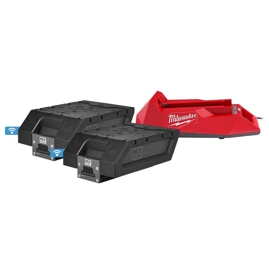 Milwaukee MX 4933479160 MXF NRG-406 Duo Pack Accu 72 Volt 6.0 Ah Li-ion + lader MXF C
