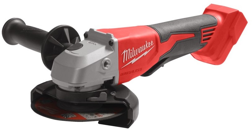 Milwaukee 4933492645 M18 BLSAG125XPD-0 Accu Haakse Slijper met peddelschakelaar 18V excl. accu's en lader 4933492645