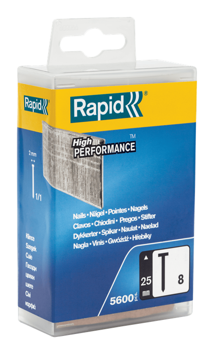Rapid 5000183 Nr. 8 brads 25 mm 5.000 stuks