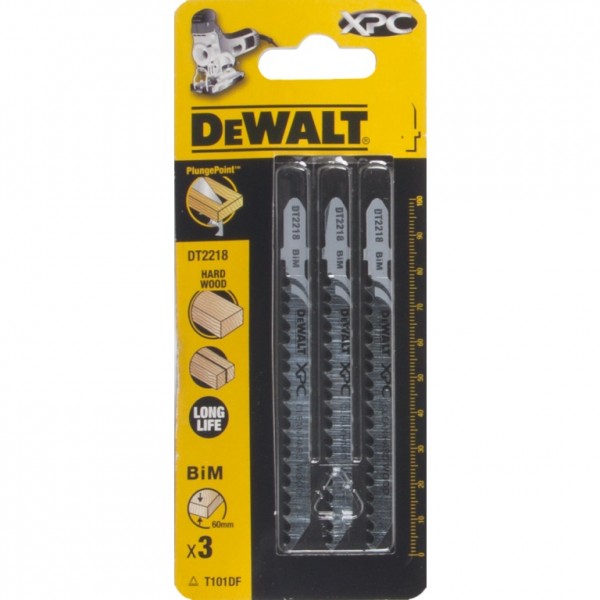 DeWalt Accessoires DT2218-QZ Decoupeerzaagblad XPC® - BiM 100x6x60mm (T101DF) per 3