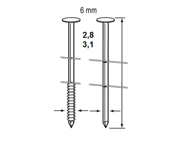 Dutack 5242013 RNCW28 Coilnagel Geringd Verzinkt 90mm 5000 stuks