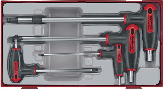 Teng Tools TTHEX7 Allenset met T-hendel Tc-tray 2.5/8mm 7dlg