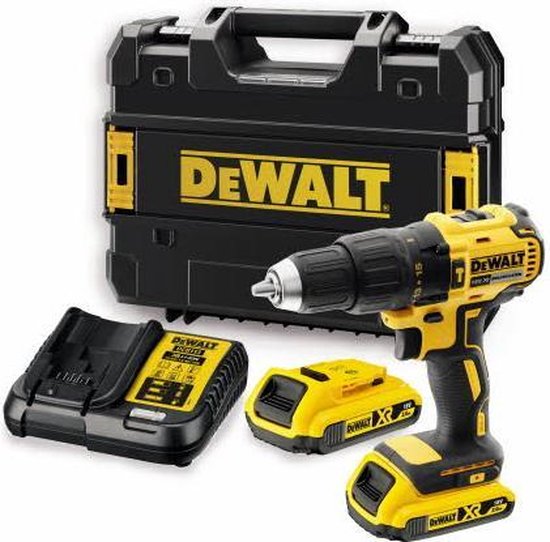 DeWalt DCD778D2T-QW accu klop-/schroefboormachine 18V 2.0Ah XR in Tstak