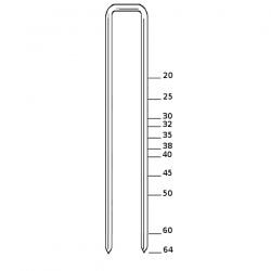 Haubold Bevestiging 574985 KG700-60 CRVS Niet 60 Inox A2 mm 5.400 stuks