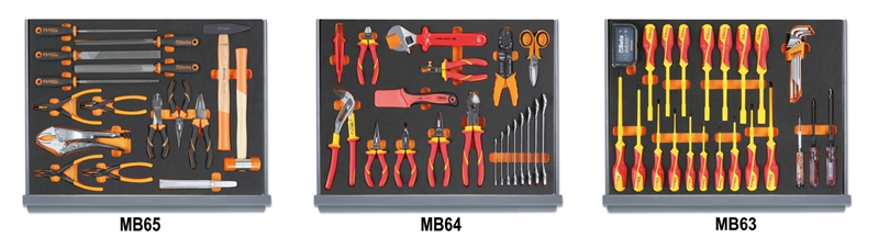 Beta 059351332 Gereedschapset 95-Delig in voorgevormde EVA foam inlegbakken