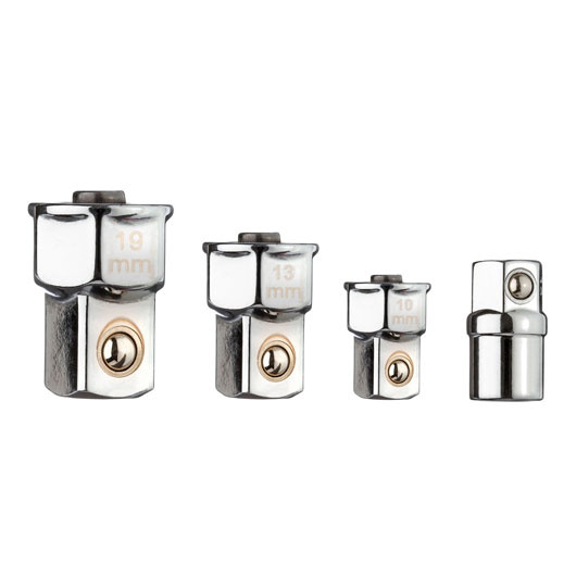 Gedore RED 3300061 Vierkant-aandrijf Adapterset 4-Delig