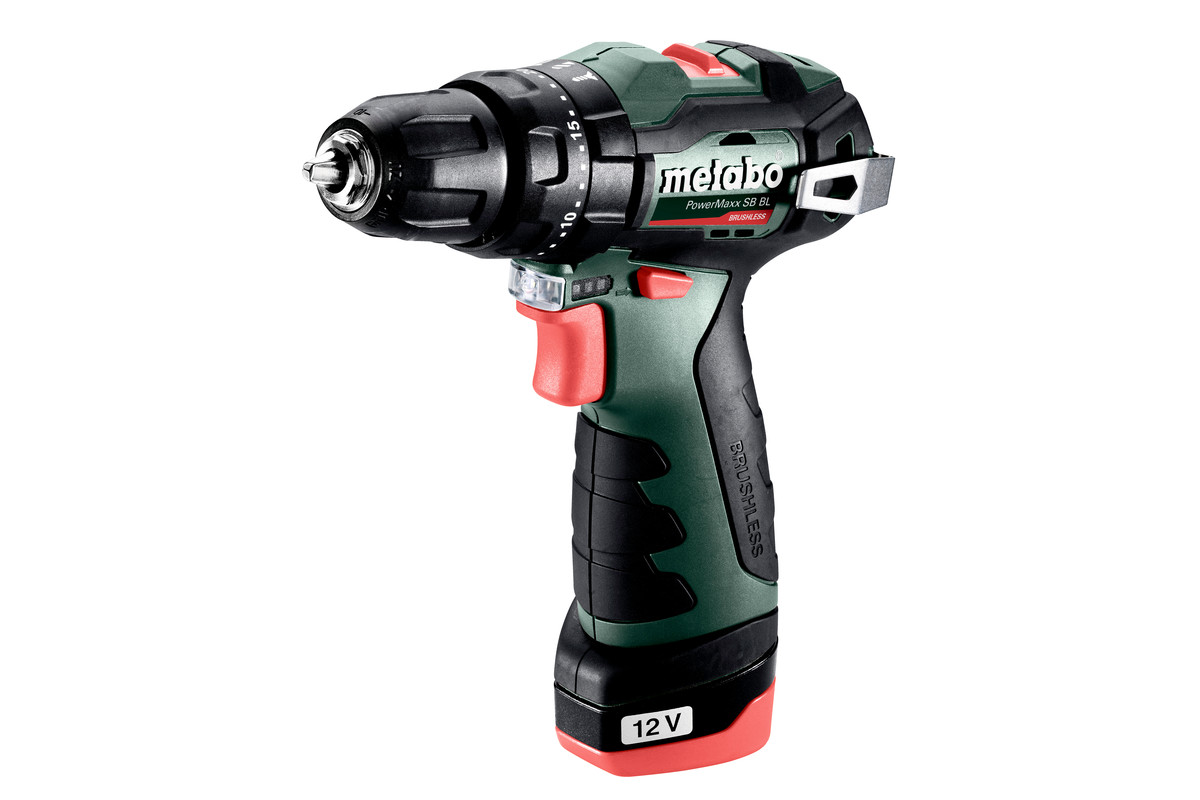 Metabo 601784500 PowerMaxx SB BL Accu klopboorschroefmachine 12 Volt 2.0 AH Li-ion