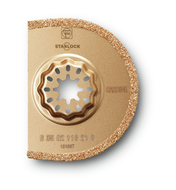 Fein Accessoires 63502118210 Segmentzaagblad Hardmetaal 2,2mm Diameter 75mm SL voor Fein FMM Multimaster