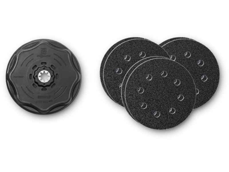 Fein Accessoires 63806195210 Schuurset 115mm + 6 schuurbladen SLP voor Fein FMM Multimaster