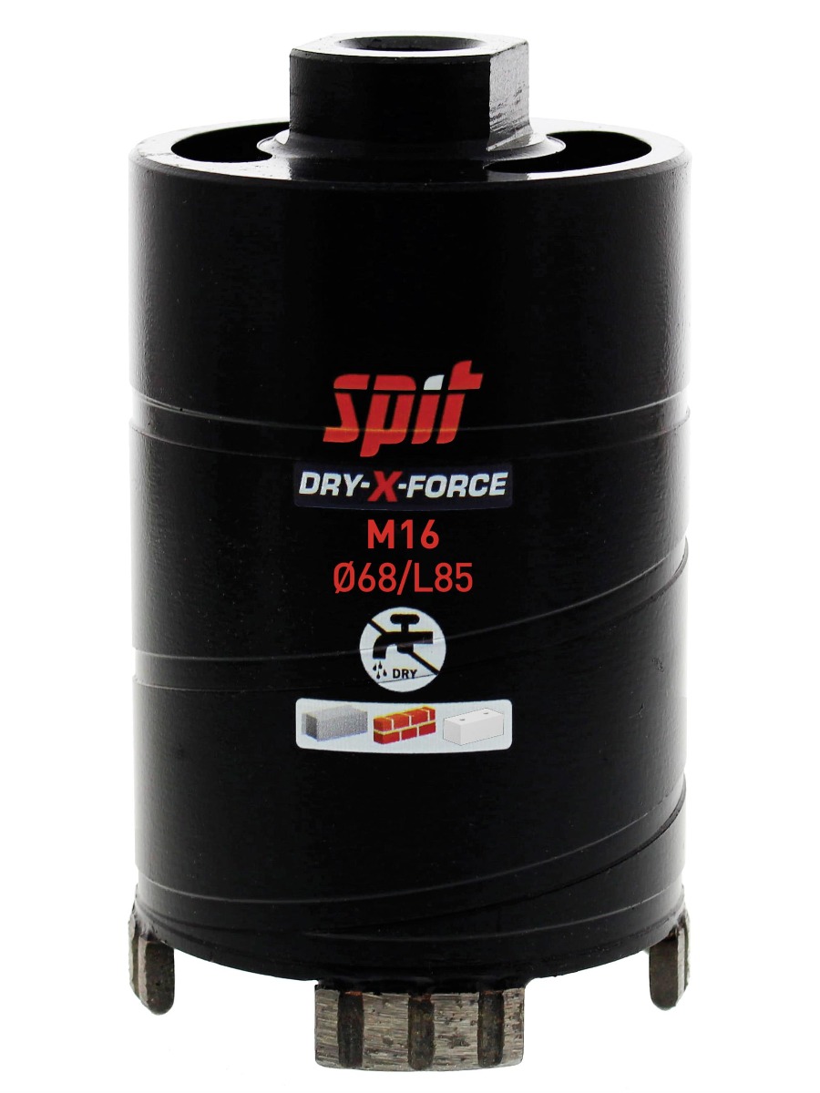 Spit Accessoires 654761 DRY-X-Force Dozenboor M16 D. 82 x 85 mm