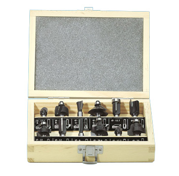 HiKOKI Accessoires 711016 12-delige frezenset 6 mm