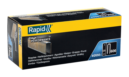 Rapid 11737302 Nr. 606 smalrugnieten 25 mm 4.000 stuks