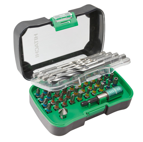 HiKOKI Accessoires 750365 Bit/Boren set 50-delig 1/4" Lengte 25 mm