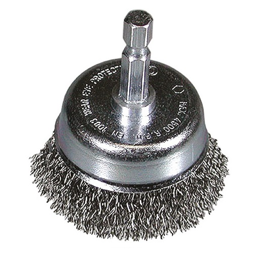 HiKOKI Accessoires 751323 Komborstel 75 x 0,3 met 1/4" zeskant stift met gegolfd staaldraad