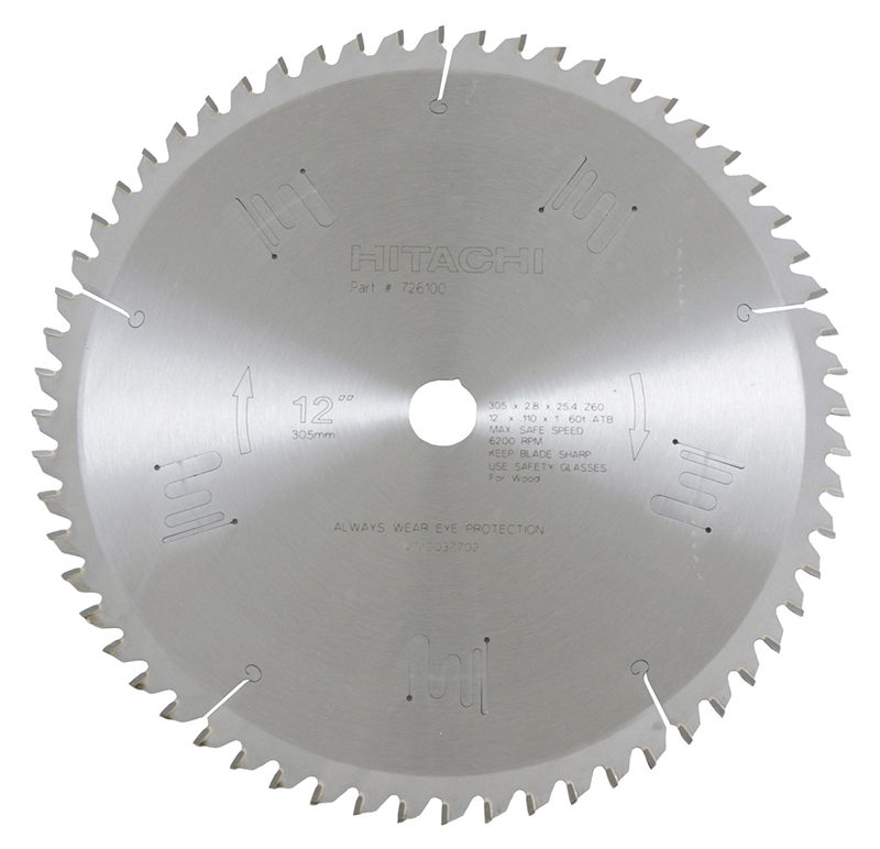 HiKOKI Accessoires 752486 Cirkelzaagblad voor hout 305 x 30, 24 tanden te gebruiken voor C12FCH/C12LC/C12LCH/C12LSH/C12RSH/C12YA/C12YB