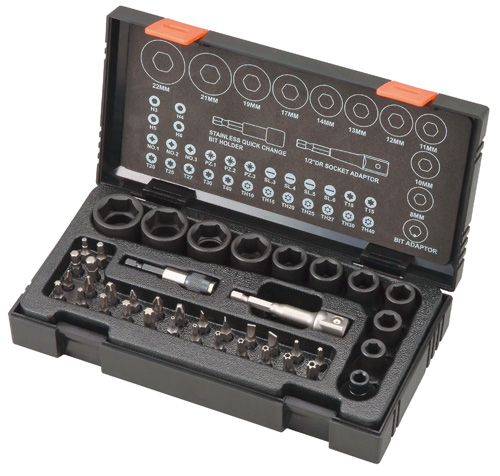 HiKOKI Accessoires 752500 Dop en Bitset voor slagmachines 41-delig