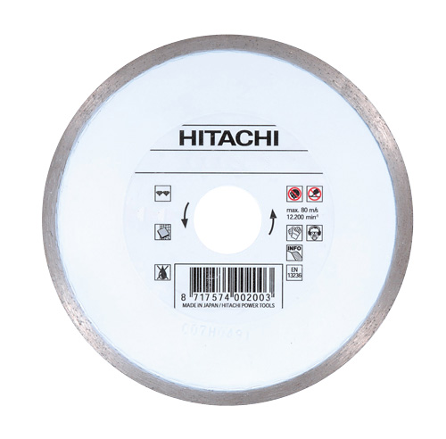 HiKOKI Accessoires 752887 Diamant zaagblad 125 x 22,2 x 5mm type tegels