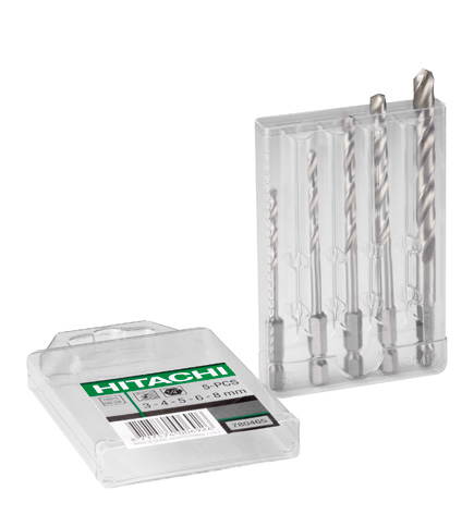 HiKOKI Accessoires 780465 Metaalboren Set HSS-G DIN 338 1/4" zeskant opname 5-delig